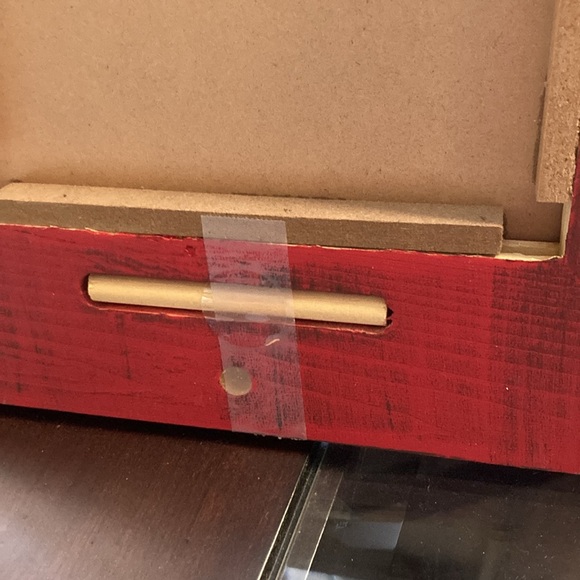 EUC Grateful Heart Sign with Burlap/ Linen detail - Picture 7 of 7